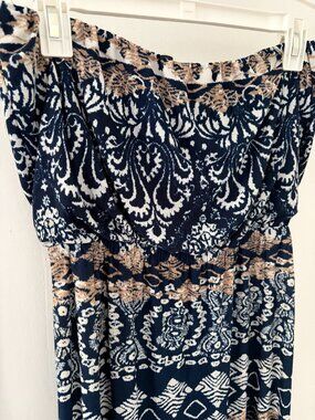Summer boho Trixxi maxi strapless dress, Medium